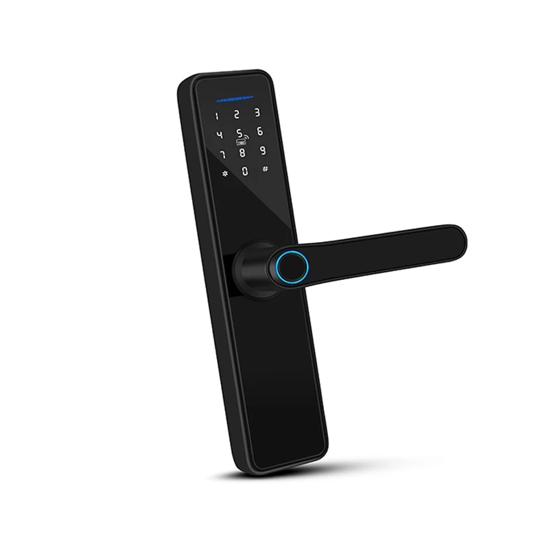 Tuya Smart Digital Door Lock بدون مفتاح مع بصمات الأصابع RFID Fechadura eletronic للاطلاع على قفل باب التحكم عن بُعد في المنزل