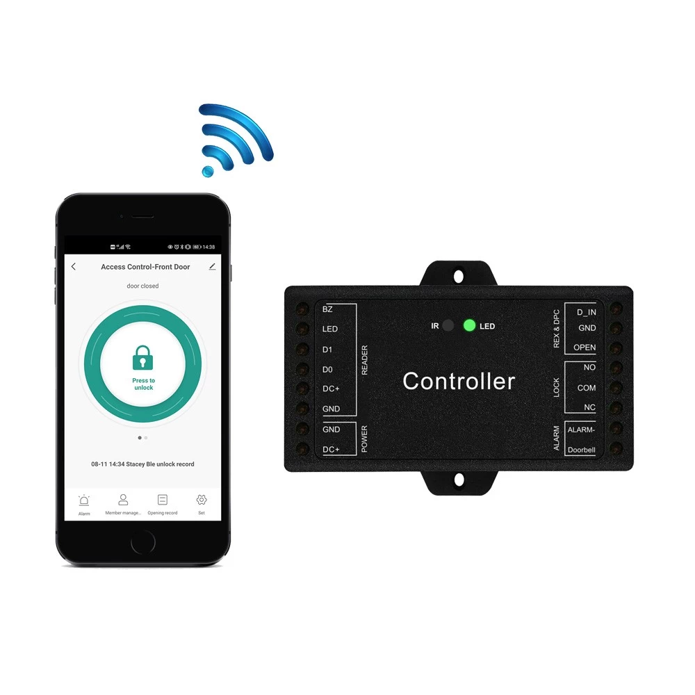 Supporto controller Accesso Smart WiFi TUYA APP APP CONTROLLO ALTA SICUREZZA SISTEMA DI LIVE DI SICUREZZA SISTEMA POTENTE FUNZIONI