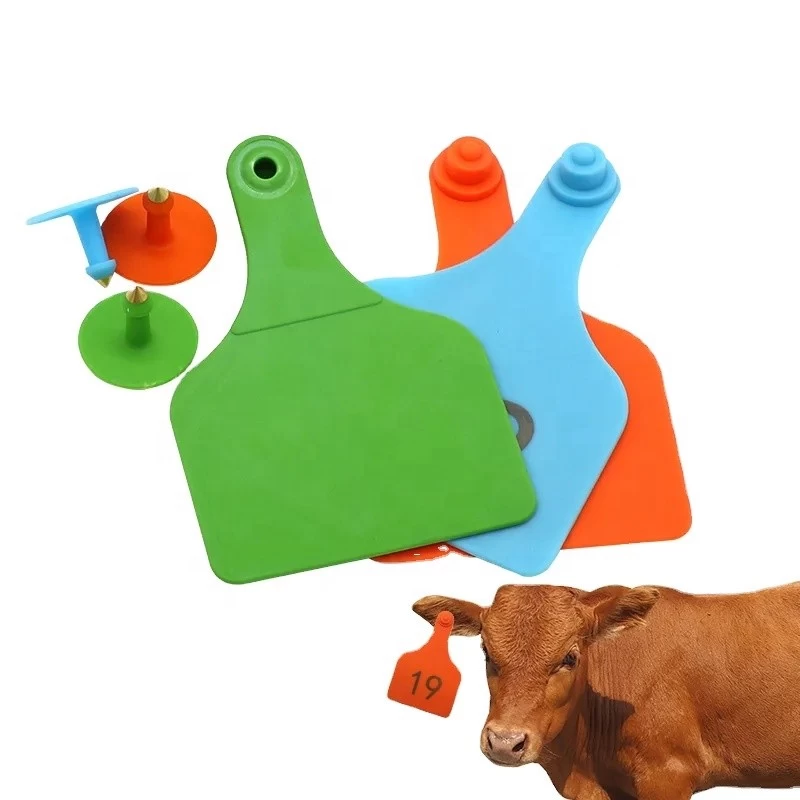 China Numbered Cattle Cow Ear Tag with Free Customized Print manufacturer