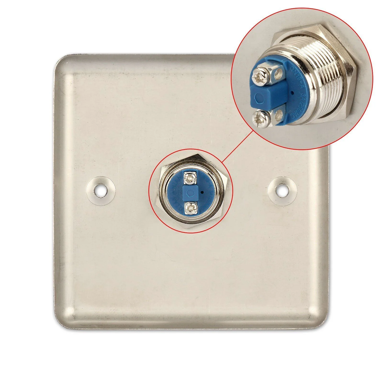 TK ML12V Push to Exit NO COM Switch Access Control Door Release Button
