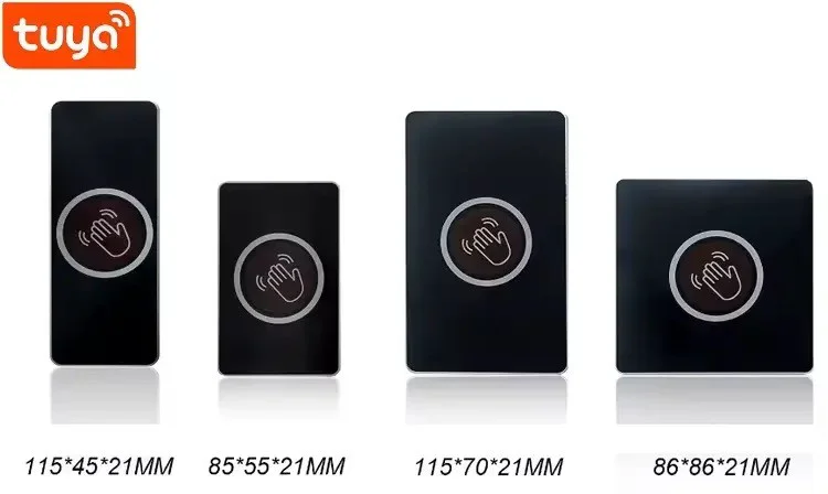 DC12-24V Contactless Hand Wave Exit Button for Access Control System