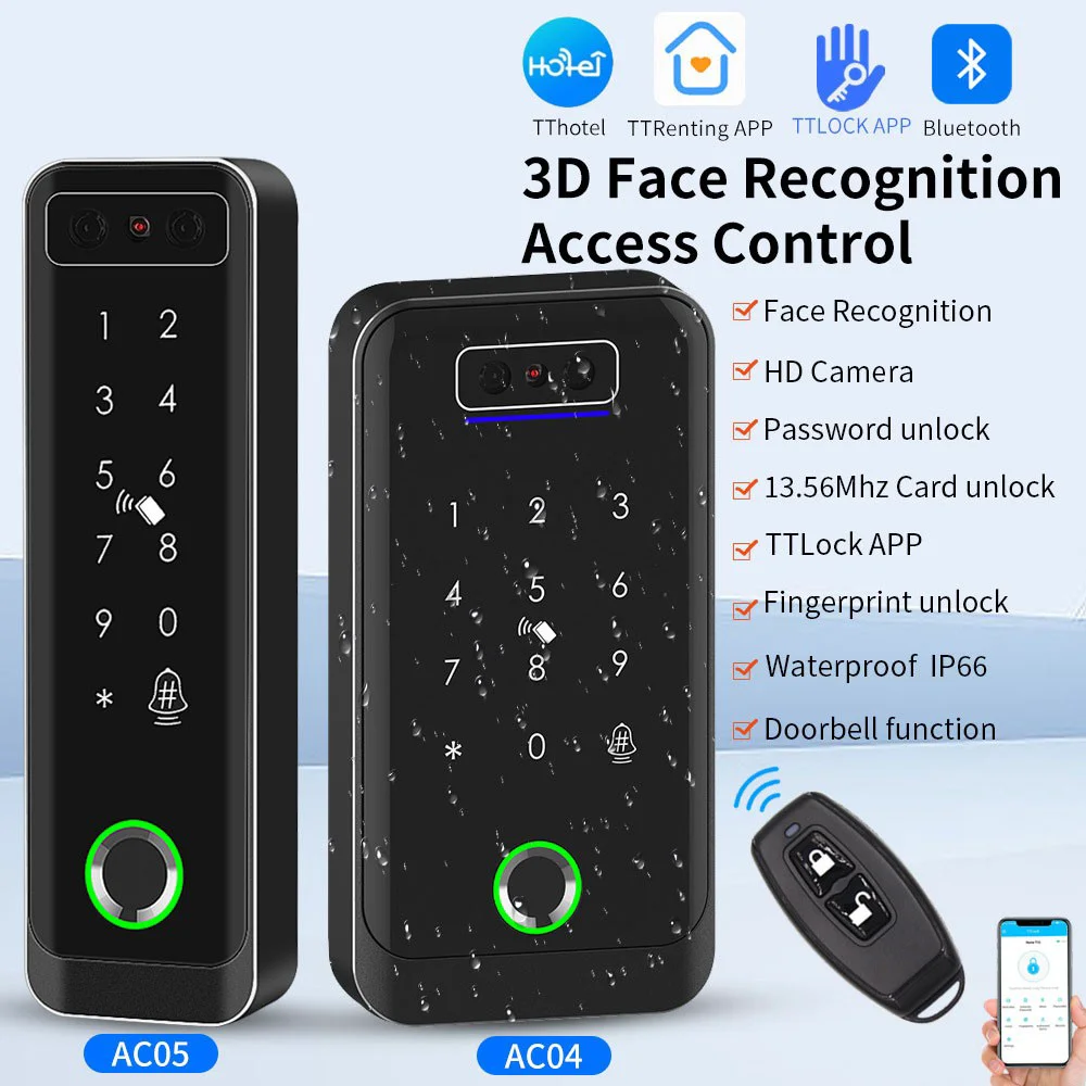 AC05 AC04 TTLOCK کنترل دسترسی با تشخیص چهره