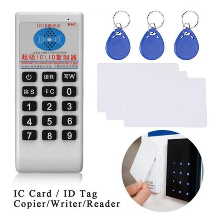 China Wholesale 125KHz 13.56MHz RFID Duplicator-Key LF HF Copier Cloner Reader manufacturer