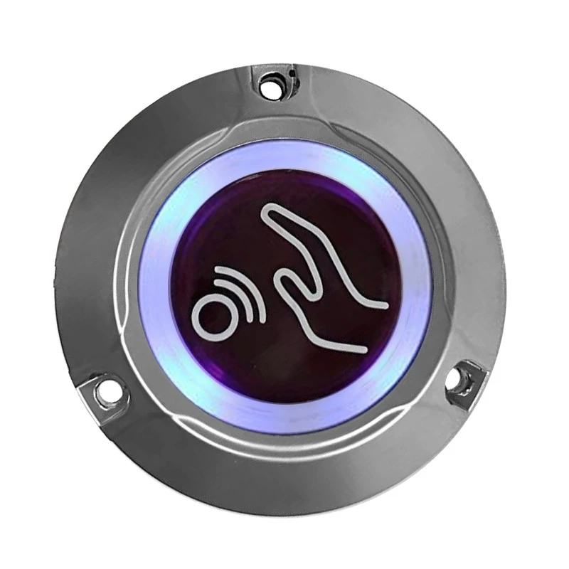 China Access Control Door Switch Waterproof Wave Sensor Touchless Exit Button With NO NC COM manufacturer