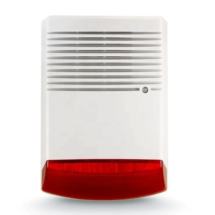 China Hot Selling Loud Speaker Red Strobe Outdoor Siren Waterproof Outdoor Fire Strobe Sounder Siren With Flashing Light manufacturer