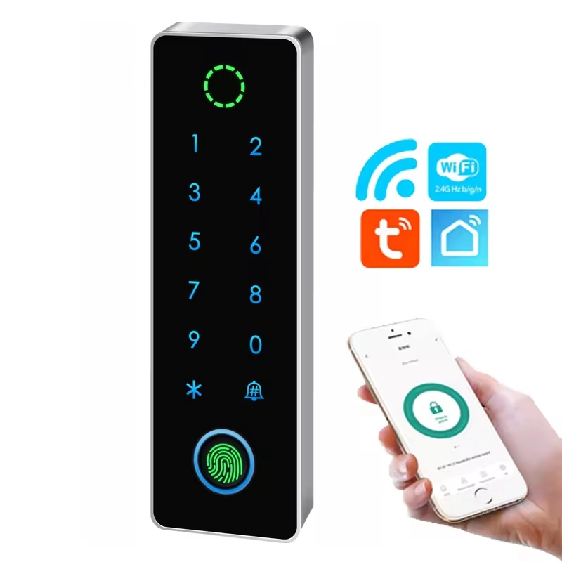 चीन चीन सस्ता तुया वाईफ़ाई वाटरप्रूफ IP66 डोर एक्सेस कंट्रोलर | 125KHz EM RFID रीडर बायोमेट्रिक फ़िंगरप्रिंट डिजिटल टचकी आपूर्तिकर्ता उत्पादक