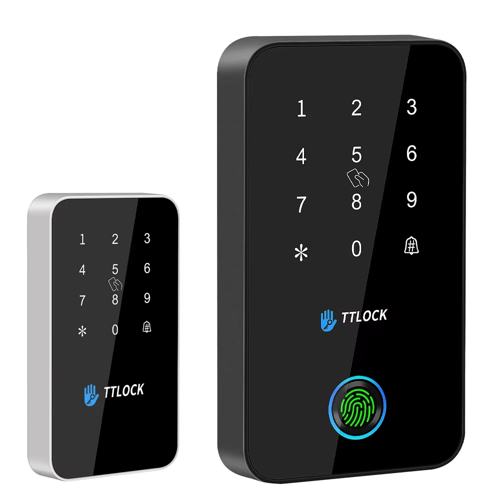 Çin Çin TTLOCK APP MJ03F Parmak İzi Erişim Kontrolü Açıcı Bluetooth Kapısı Tuş Takımı 13.56MHz Şifre Su Geçirmez Fabrika Tedarikçisi üretici firma