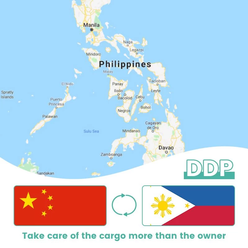 海洋货物深圳到马尼拉菲律宾门到门海运代理在中国