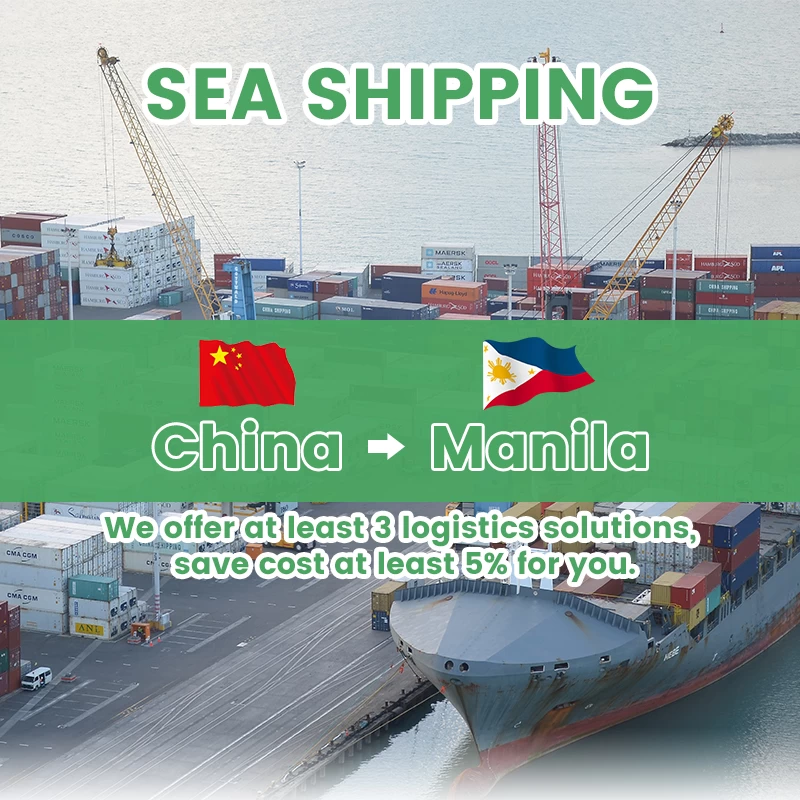 Logistics service company from China to Philippines DDP DDU sea freight provider forwarder agent
