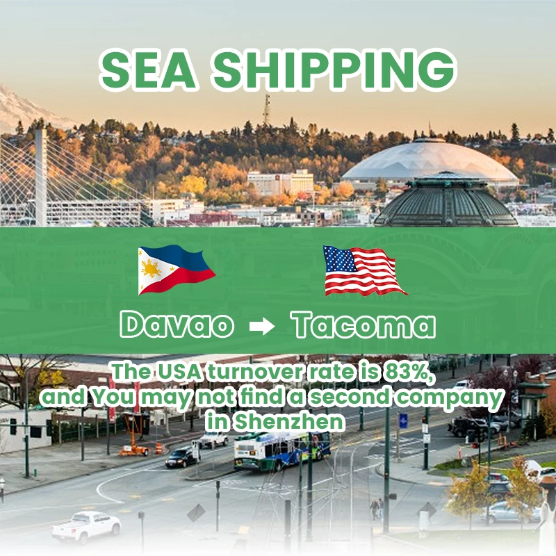 Sea freight from Philippines to USA cheap shipping agent in China ocean cargo logistics company