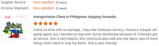 Shipping clothes to Philippines from Guangzhou via air freight, Sunny Worldwide Logistics