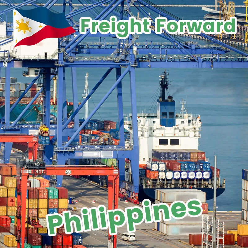 Shipping agent door to door service Philippines to LA LB USA sea freight DDP DDU sea freight