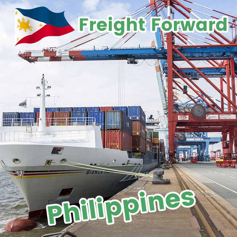 Sea shipping cargo services Guangzhou China to Philippines warehousing freight forwarder