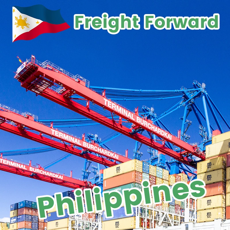Shipping agent logistics service from China to Philippines sea freight shipment 