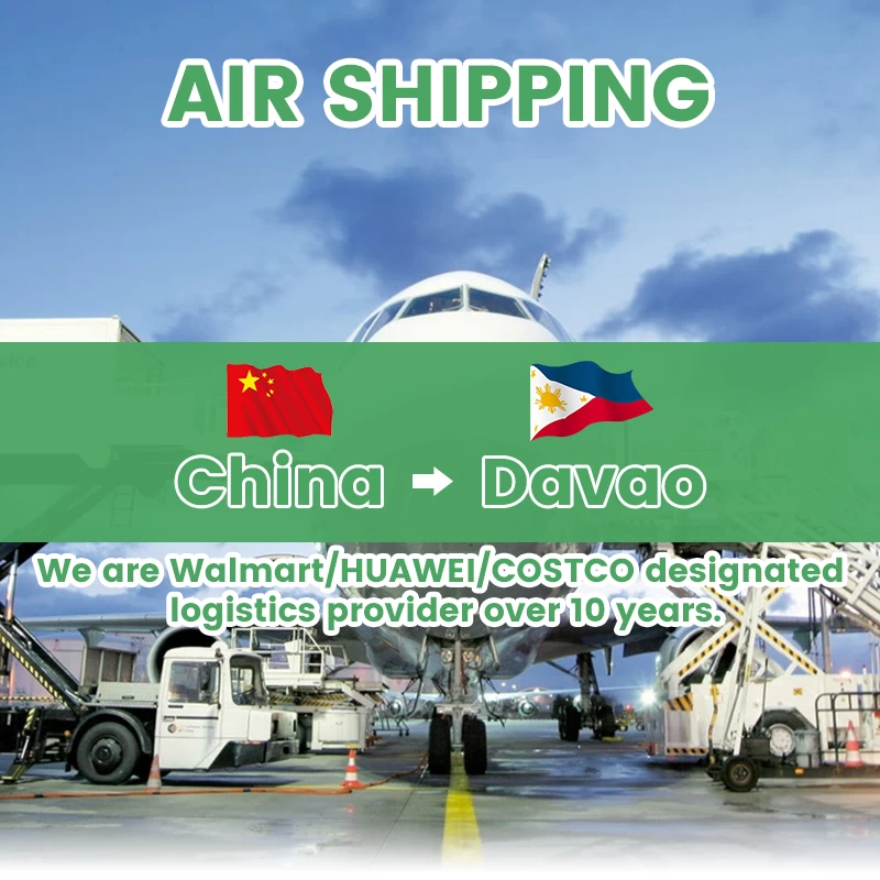 Freight forwarder China to Philippines air shipping rates with warehouse storage and customs clearance