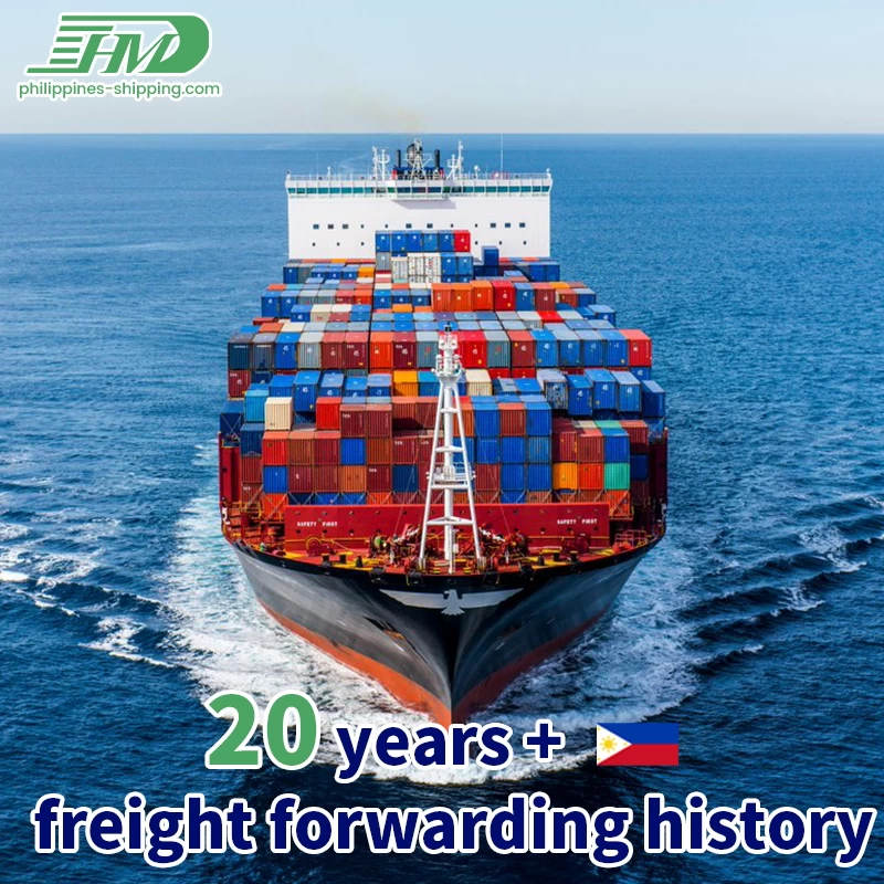 Tsina Sea freight karagatan shipment shipping mula sa China papuntang Pilipinas na may door to door double side customs clearance 