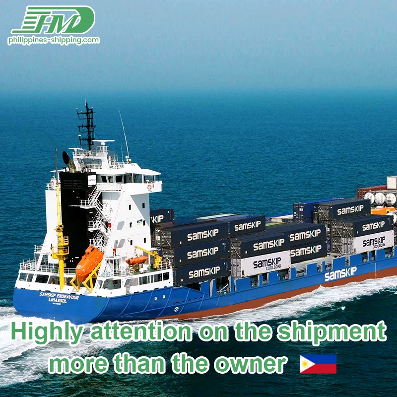 DDP sea shipping rates China to Philippines Guangzhou Shenzhen warehouse service