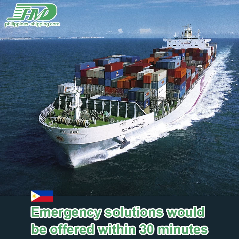 Fast international shipping forwarder from China to Manila Davao Philippines DDU DDP Sea freight