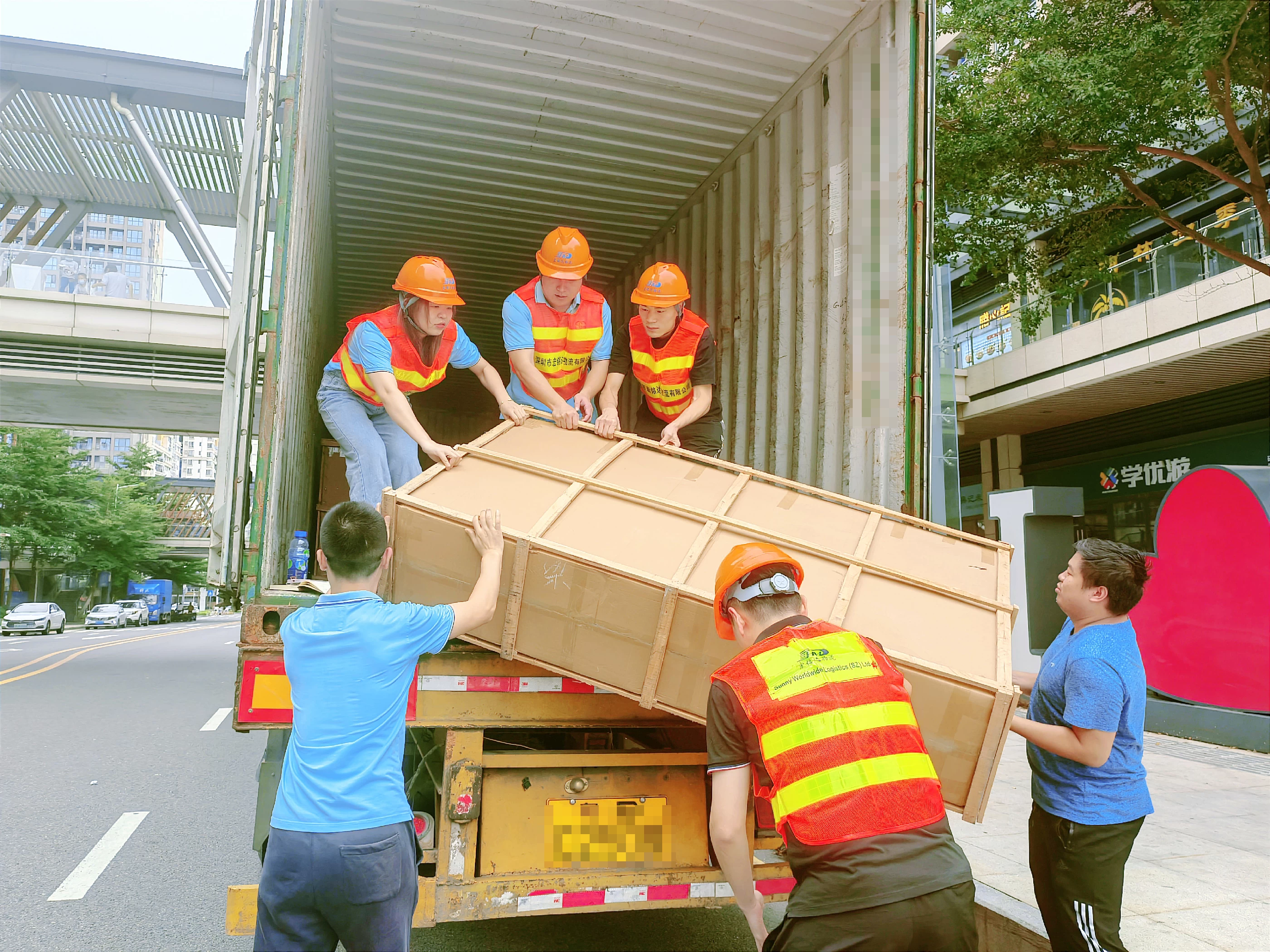 Freight shipping from Guangzhou China to Philippines FCL container Door-to-door delivery warehouse in Shenzhen face mask