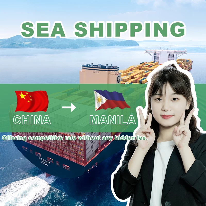 Sea freight mula sa Guangzhou Shenzhen pick up mula sa factory cargo service papuntang Pilipinas
