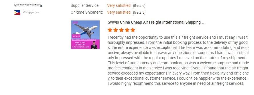 China Top 10 international logistics company professional freight forwarder shipping service from China to philippines