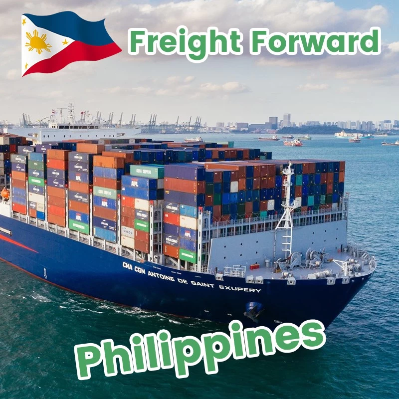 Sea logistics agent Philippines to Long beach sea freight door to door service