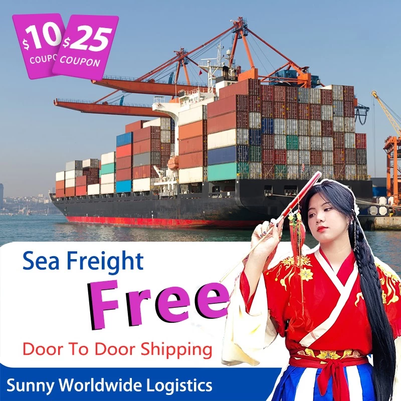 Sea freight free from China to  Vietnam  FCL container cargo ship door to door service amazon fba freight forwarder
