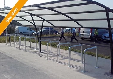 China What are the standards for measuring the quality of the bike parking shed? manufacturer