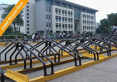 China How to install bike parking rack manufacturer