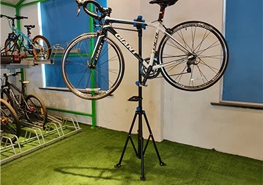 China Suporte público para conserto de bicicletas fabricante