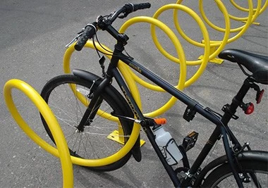 China Coil Shape Bike Rack manufacturer