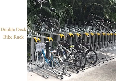 China New double decker bicycle rack manufacturer