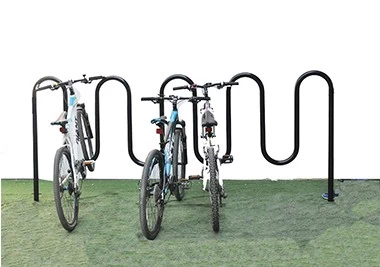 China Ao ar livre bicicletário Bike Rack: onda é muito popular e mais barato fabricante