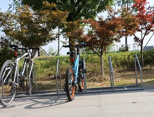 China Bicycle racks: using spiral racks 