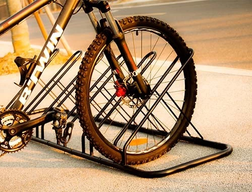 China Bicycle racks:Semicircle screens type bike racks manufacturer