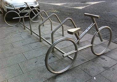 China Innovative bike rack--Sidewalk bike rack manufacturer