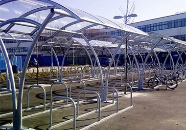 China Beveiligde fietsenrekken fabrikant