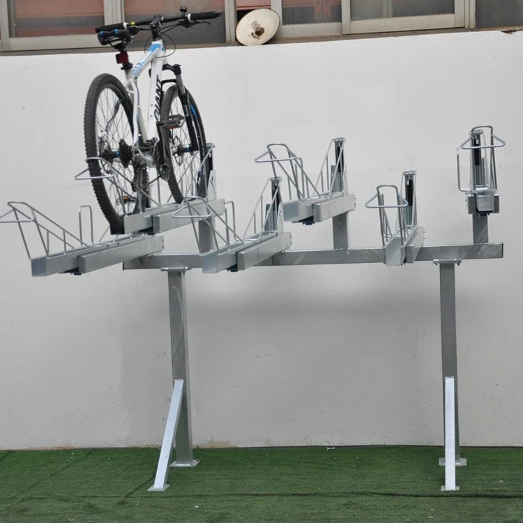 Garagen-Fahrrad-Aufbewahrungsregale vertikal im Freien