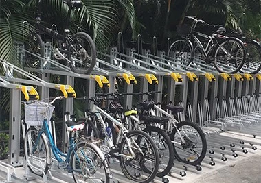 China Two Tier Bike Rack Designed to Save Space manufacturer