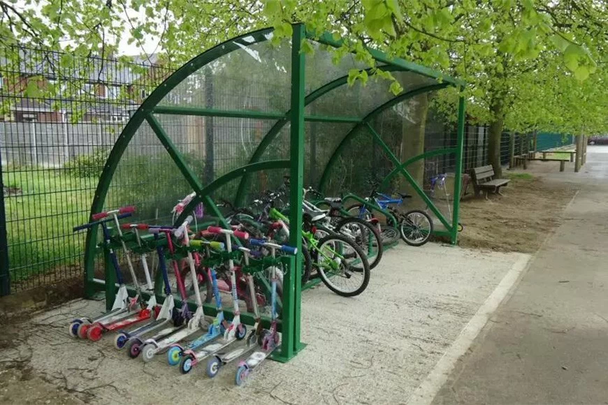 Store Scooters for Schools  Bike and Scooter Parking Solutions Supplier