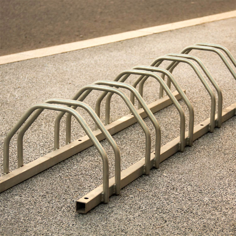 China Draussen-Fahrradparksystem aus Stahl für 5 Stellplätze Hersteller
