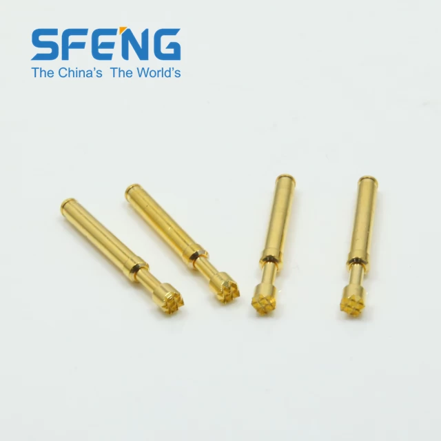 Sonda per test a molla placcata in oro, lunghezza pin PCB 24,7 mm per strumenti di test