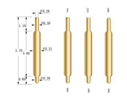 SFENG 品牌 5.7mm 长度双端引脚，适用于 BGA