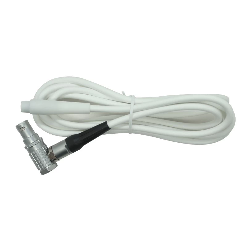 China 4 Pin L Shaped Metal LEMO Plug to 316 Stainless Steel Connector Therapy Cable | ISO13485 Dongguan Medical Cable Manufacturer manufacturer