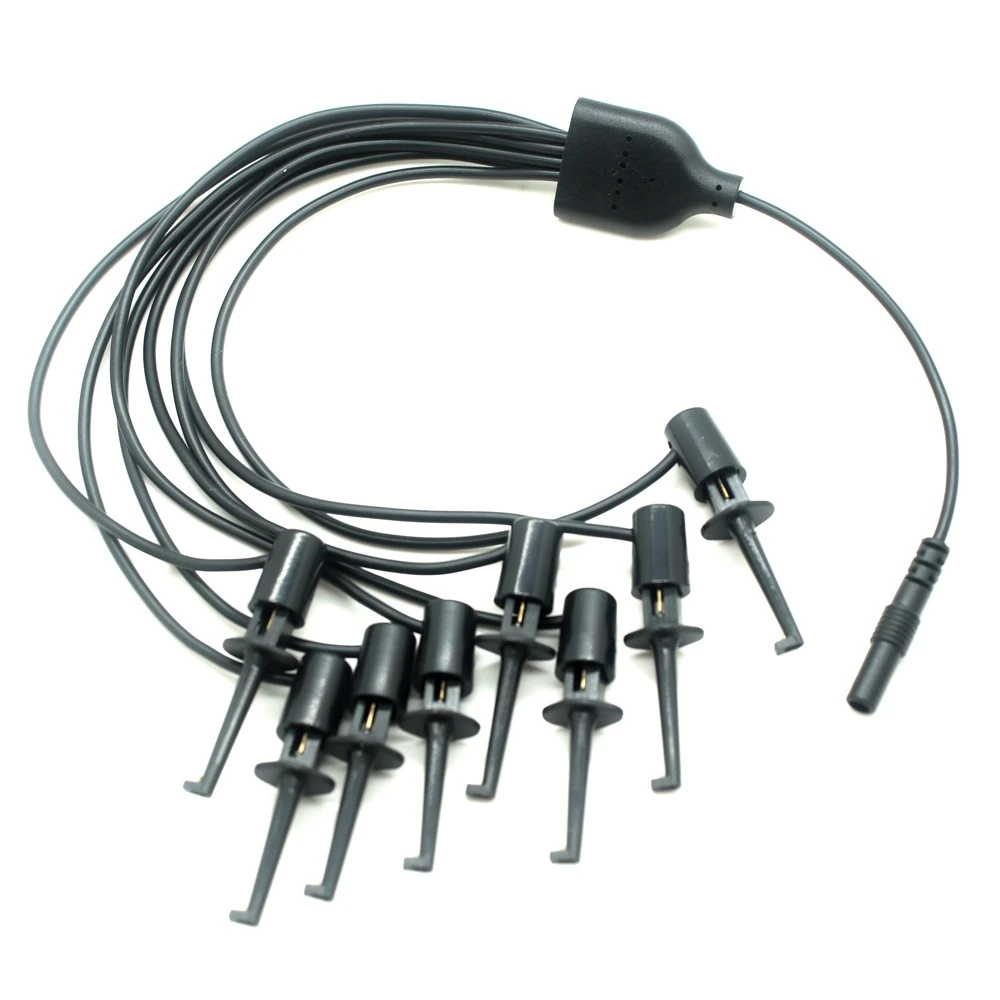 Çin Tıbbi ve Laboratuvar Sinyal Testi için Özelleştirilmiş 2.0mm Dişi - Ayırıcıya 8 Uçlu Test Kancası Kurşun Tel | Dongguan ISO13485 Sertifikalı Tıbbi Kablo Tedarikçisi üretici firma