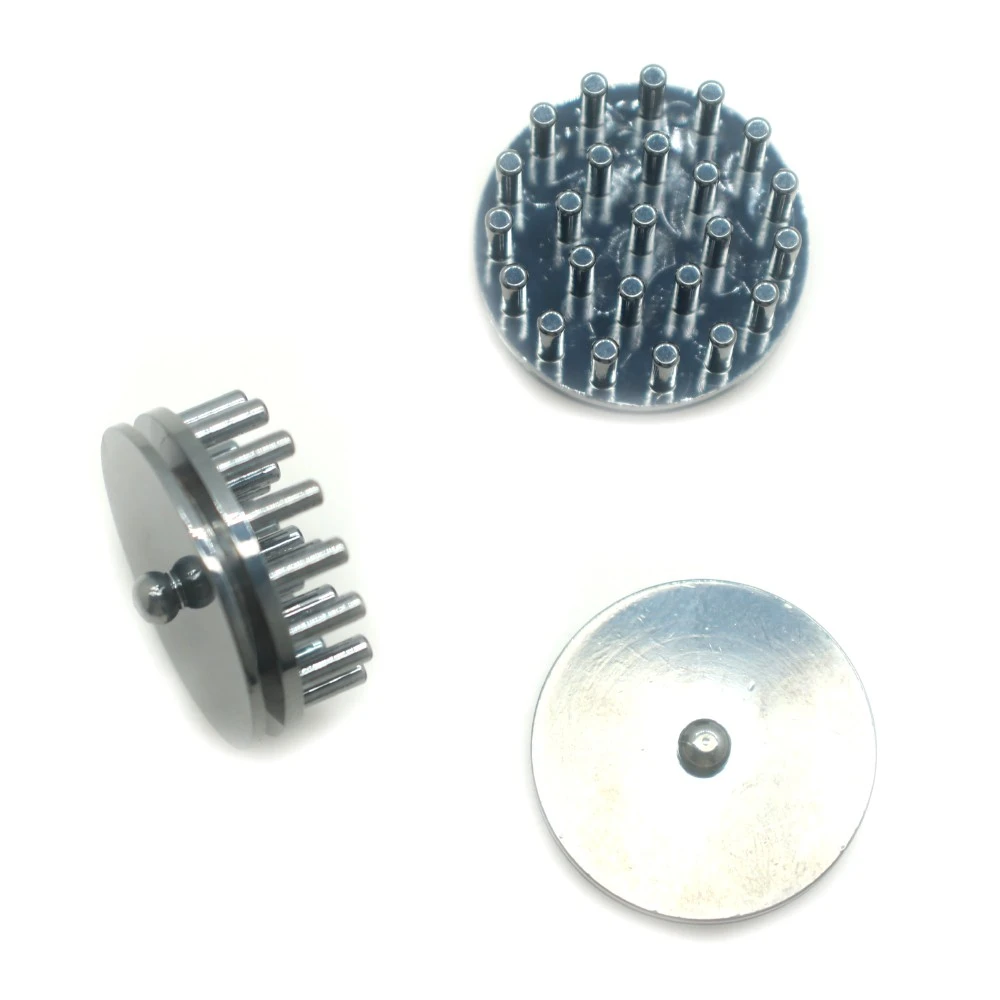 China Comb-Shaped 3.9mm Ag/AgCl Dry Electrode Snap 24-Pin Connector | Medical Sensor Interface by Dongguan ISO13485 Factory manufacturer