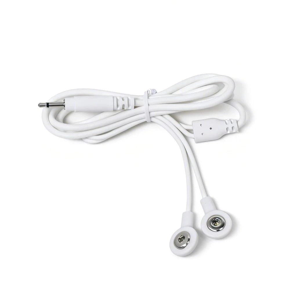 China Straight 2.5mm Audio Male Plug to SR Connector Y-Split Dual 2.5mm Medical Female Snap Cable | ISO 13485 Dongguan Manufacturer manufacturer