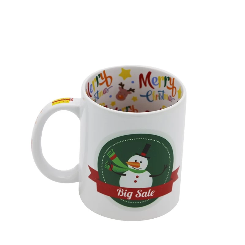 11oz Sublimation Ceramic Theme Motto Mug For Merry Christmas
