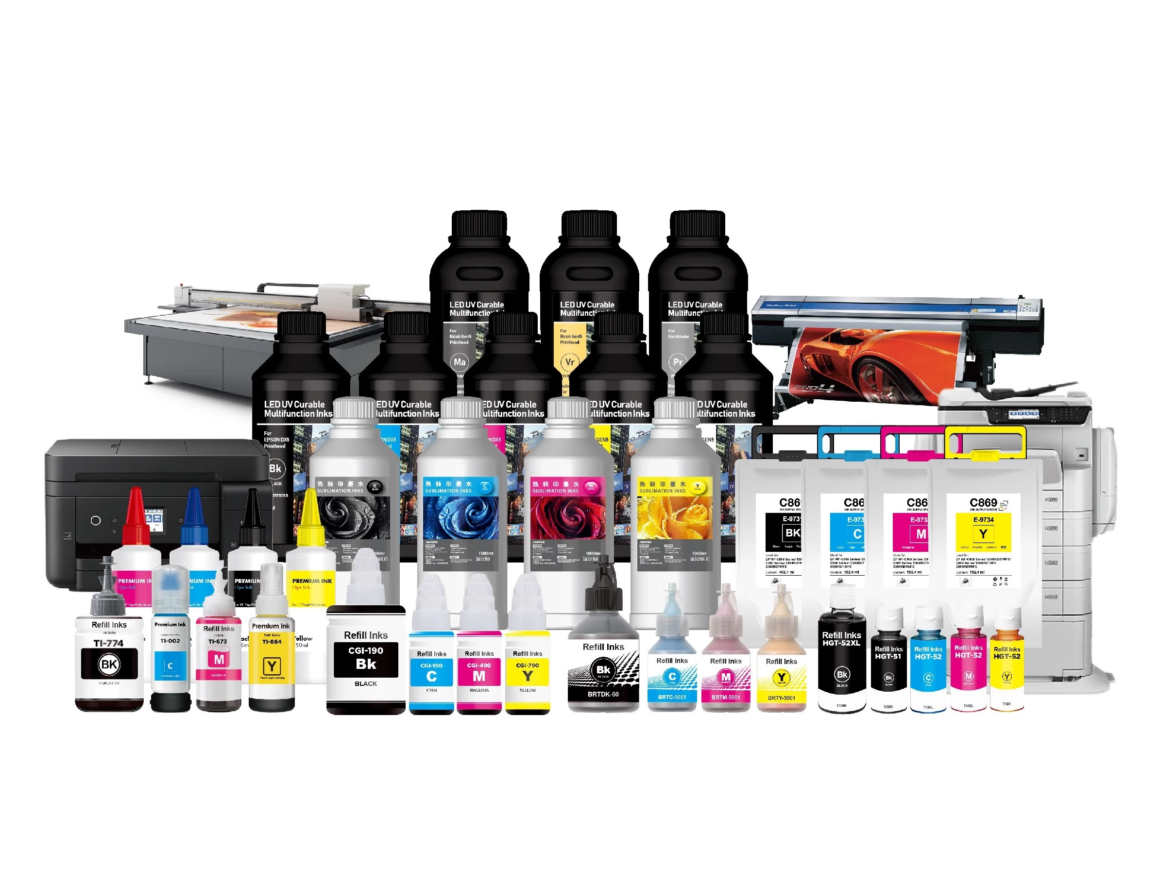 Sublimation Ink Refill for Epson EcoTank Series Printers