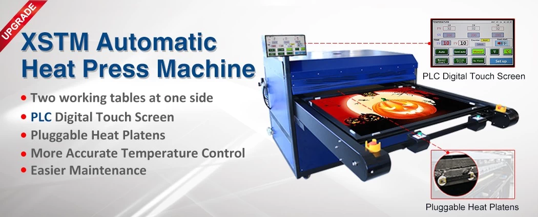 24 x32 Large Format Single Station Pneumatic Heat Press Machine  Sublimation Machine Textile Heat Transfer T-Shirt Printing Machine
